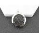 Unisex Stainless Steel Aromatherapy Locket Pendant Necklace Jewelry