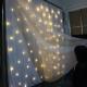 150w Double Decker Fireproof Velvet Backdrop LED Starlit Curtain White Lights for Stage