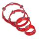Red Tambourine Set / toy flute/ Music Toy / Orff instruments / Promotion gift AG-TBR4-3