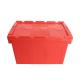 100% Virgin PP Solid Box Tote Customized Logo Lid Included for Moving Fruit and Vegetable