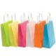 Recyclable Colored Kraft Paper Bags , Custom Brown Paper Bags For Department Stores