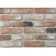 5D20-6 Indoor Faux Brick Wall Panels , Clay Exterior Brick Tiles For Walls 210x55x12mm