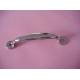 Silver Color Metal Cupboard Handles / Metal Cabinet Door Handles Lightweight