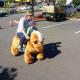 Hansel animal dog rides and unicorn motorized plush animal scooter for sale