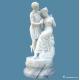 Greek Marble Statue Of Mary Holding Jesus Stone Carving Sculpture