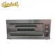 2 Tray 380V Commercial Bakery Oven Single Deck