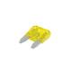 Plug In Zinc Alloy Automotive Fuses Mini Auto Blade Fuse Rated 32VDC 20A Yellow 11mm For Automotive Passenger Car
