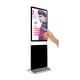 55inch Pedestal lcd large size android network digital advertising screens with advertising player self service ordering
