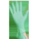 Green Disposable Medical Nitrile Gloves XL 110mm Width