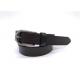 Long Buckle Black 125cm Womens Genuine Leather Belt