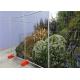 Australia Standard Galvanized Temporary Mesh Fence Movable With PVC Feet