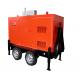 Mobile Trailer Mounted Generator 40KW / 50KVA With Silent Canopy And Fuel Tank