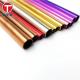 Eco Friendly Food Grade 304 / 316 Stainless Steel Tubes Straws Set For Drinking Beverage