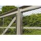 Stainless Steel Balustrade Wire Mesh For Infill Panels And Railings Application