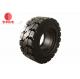 Black 18x7-8 Solid Forklift Tyres High Strength Foundation Yuan