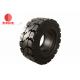 Black 18x7-8 Solid Forklift Tyres High Strength Foundation Yuan