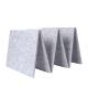 600*600mm Sliver Gery Polyester Acoustical Sound Absorbing Wall Decoration Panel