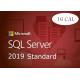 Unlimited Retail Key Microsoft SQL Server 2019 Standard 16 Core