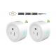 USA Standard Tuya Wifi Smart Plug Remote Control With Fireproof Material