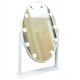 Desktop Round Lighted Makeup Mirror Single Sided Illuminated Cosmetic Mirror