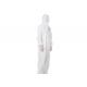 Adults Breathable Medical Protective Coveralls With Elastic In Hood