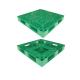 CE SGS Heavy Duty Plastic Pallet Green Stackable Plastic Warehouse Pallets