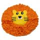 Homemade Pet Sniffing Mat For Dogs Lion Round Pad Lick Mat Food Lick Toys 47cm