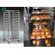 full stainless steel 64 trays diesel type pizza bread rotary baking oven