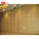 80mm Fabric Cushion Operable Partition Wall Panels With POM Hanging Wheels