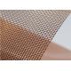 Square Hole Brass Window Screen / 0.15-0.5mm Copper Insect Screen