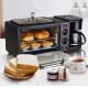 China - Made Electric Oven Coffee Machine Frying Pan 3- In- 1 Breakfast Maker