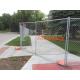 60x60mm Temp Chain Link Fence , Hot Dipped Galvanized Temporary Fence Bracing