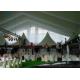 8m * 8m White PVC Roof  Outdoor Party Tents For Commercial  Event