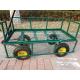 Customized Logo Green Removable Multifunctional Strong Lawn Cart For Easy Transport In Garden