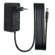 EU Wall Plug 1M 22AWG Power Supply Adapter 12V 5A 5521Mm For LED CCTV Camera