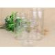 Plastic Packaging Tube Airtight Waterproof Clear Pet Jar With EOE Lid