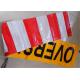 Outdoor Custom Made Vinyl Banners Printed Yellow Black For Business