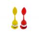 Reusable Safe Silicone Kitchen Accessories Leaf Shaped Stainless Steel Tea