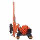 Hydraulic Ramming Solar Pile Driver Equipment 88KW Yuchai Engine 20 - 100m Bore Depth