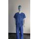 S&J SMS Disposable Medical Scrub Suit Surgeon Suit Two Pieces Short Sleeve doctor dentist uniform scrubs