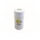 Silver Round Matcha Powder Dry Lemon Slice Tin Box , Dry Dates Powder Storage Tin Container