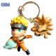 Custom Any Shape PVC Acrylic Keychain, OEM Design 3D Cartoon Anime Cute Keychain