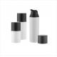 Single wall 15ml 30ml 50ml round cosmetic bottle airless pump  PP PCR Material