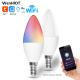 10W Remote Control Smart Wifi LED Bulb Aluminum PC Lamp Bulb