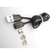 3 Plug 3 In 1 Magnetic 1.2M 2.4A USB Data Transfer Cable