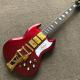 Custom SG Electric Guitar with Metal Red Color
