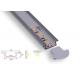 Frosted Cover Led Aluminum Profile 2 Meter Length Ip65 Recessed Mounted