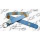 Square Printing Blue Kids Elastic Belts Metal Bear On The Loop Nickel Buckle