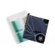 Durable translucent or opaque cover A4, A4+, A5, A5+, A6 Spiral Bound Notebook