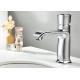 Electroplate ODM White Silver Wash Basin Faucet